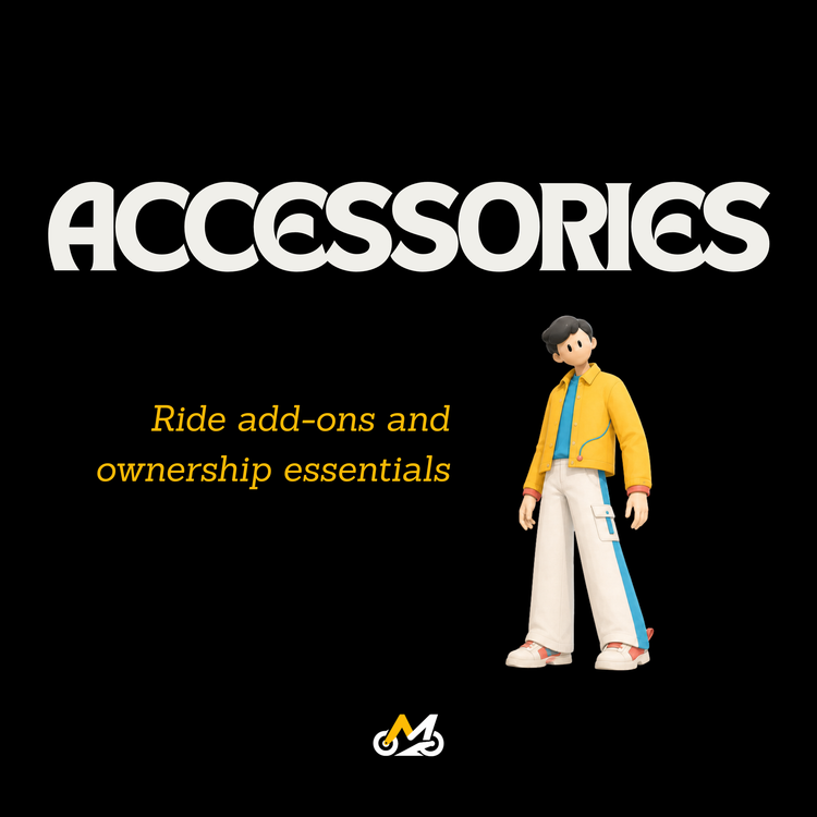 MotionPapa Accessories collection cover for ride add-ons and ownership tools