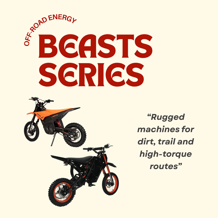 MotionPapa Beasts Series collection cover for rugged off-road electric mobility