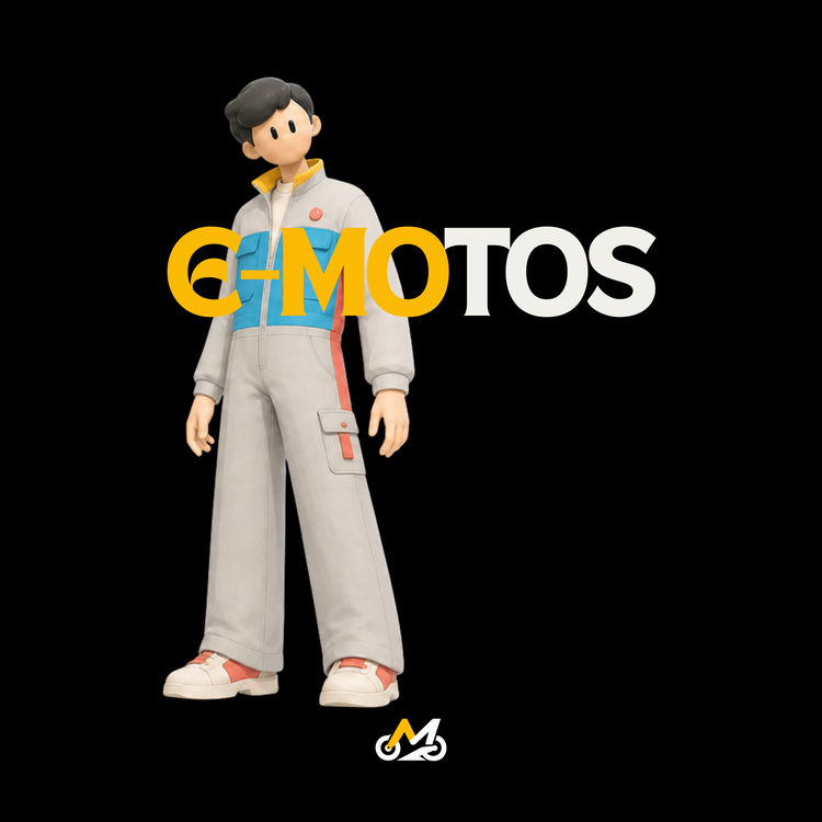 MotionPapa E-Motos collection cover for dirt-style electric moto routes