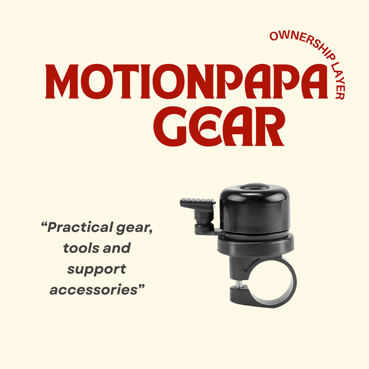 MotionPapa Gear collection cover for accessories support tools and ride essentials