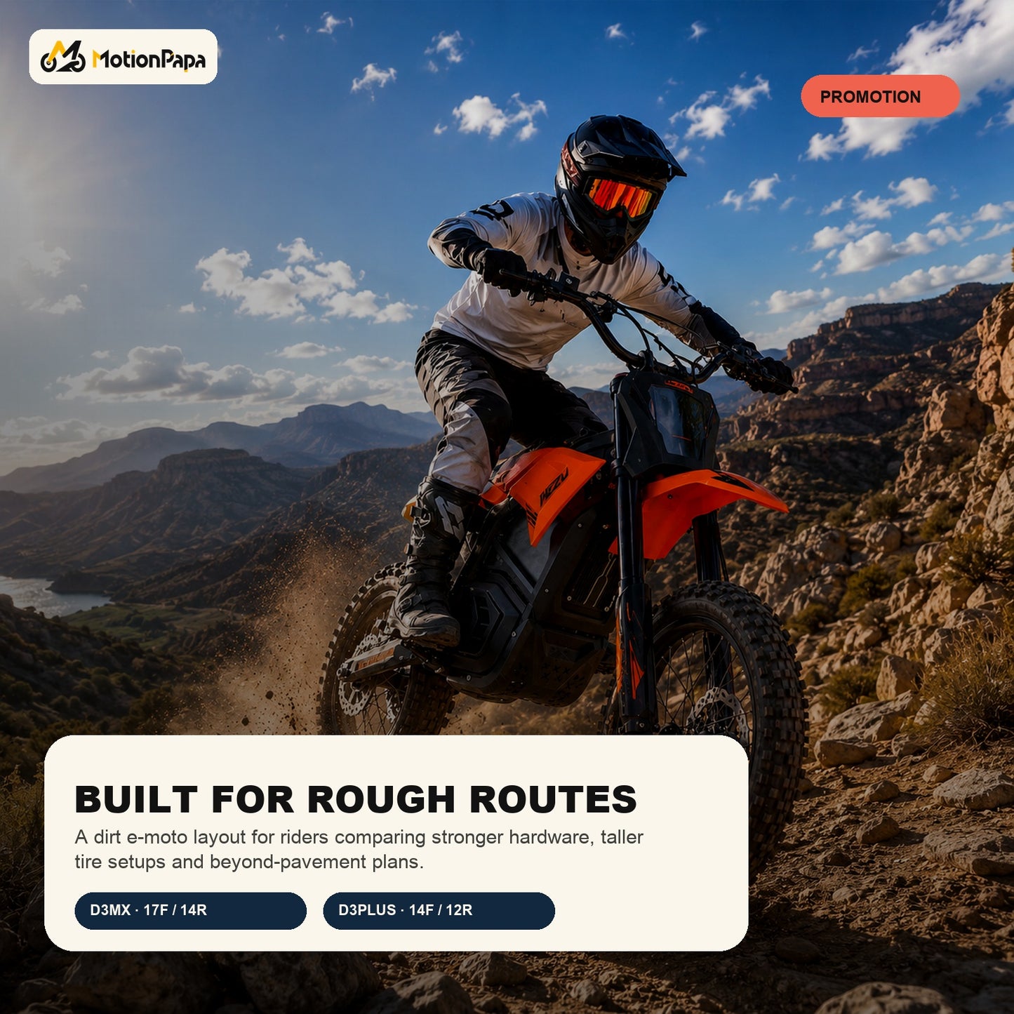 Drogon — Extreme-Terrain Dirt E-Moto D3