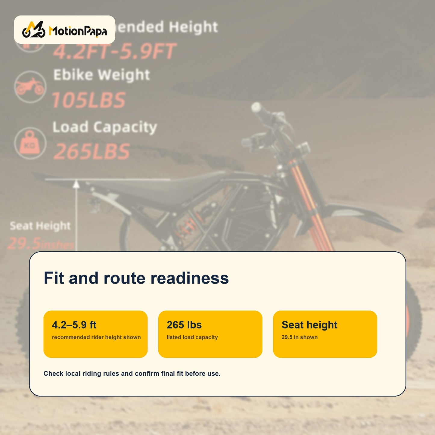 Raptor — Trail Dirt E-Moto B001
