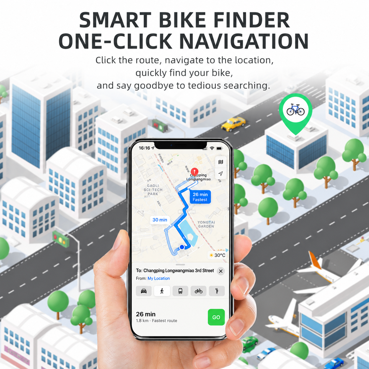 MotionPapa Find My Bike Bell