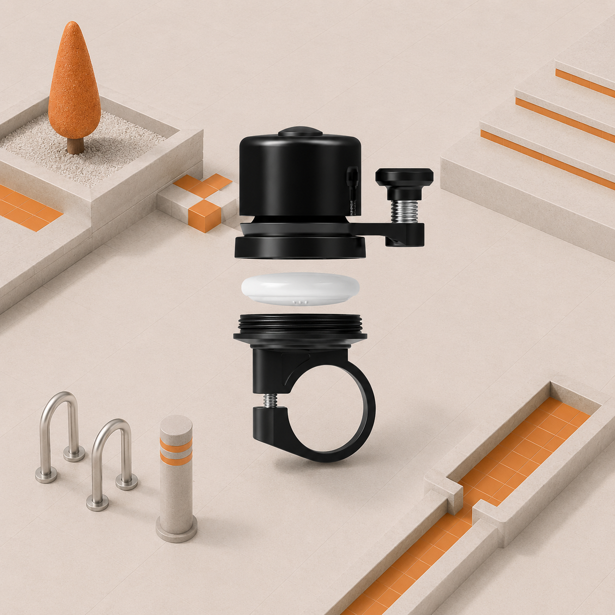 MotionPapa Find My Bike Bell
