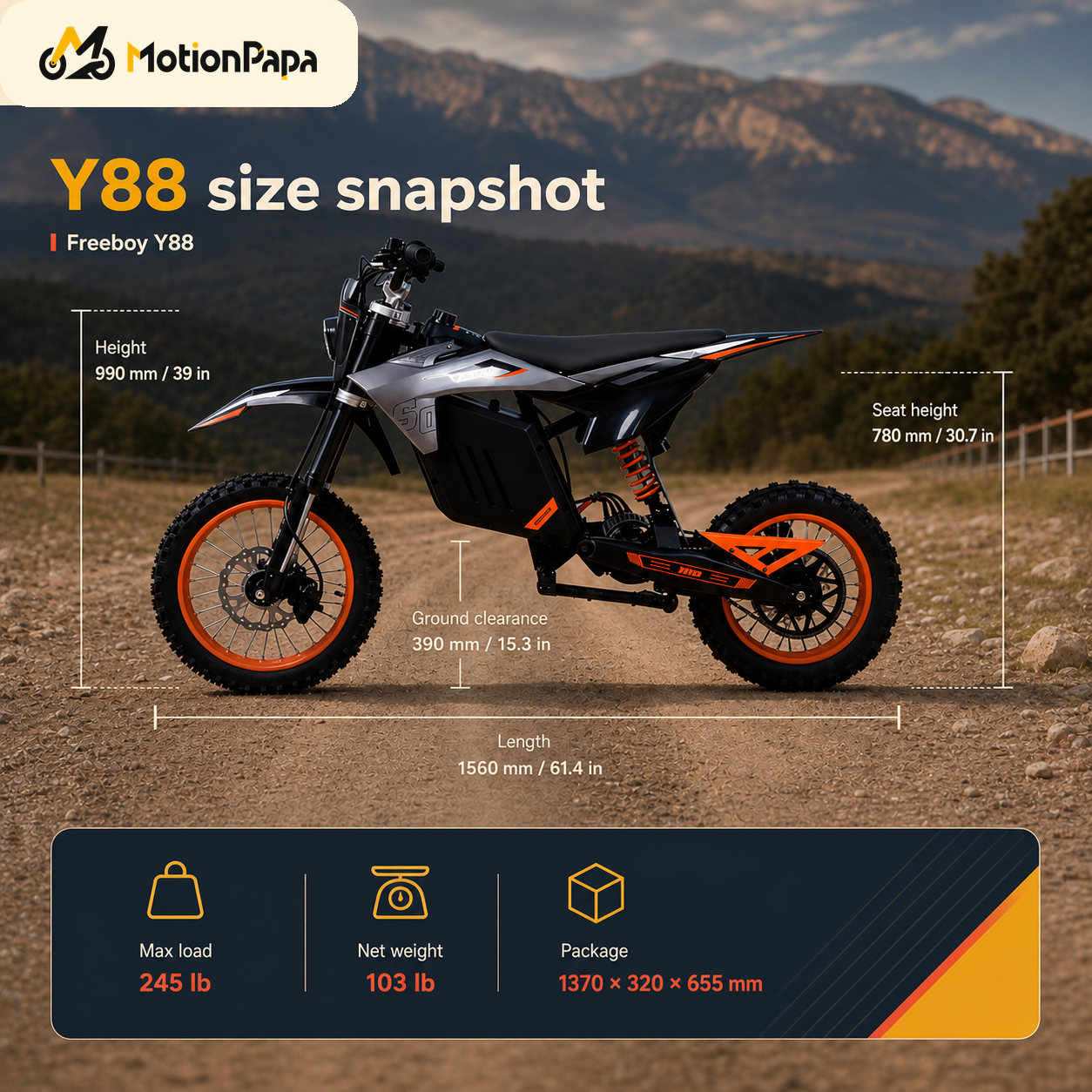 Naga — Dirt Electric Moto Y88